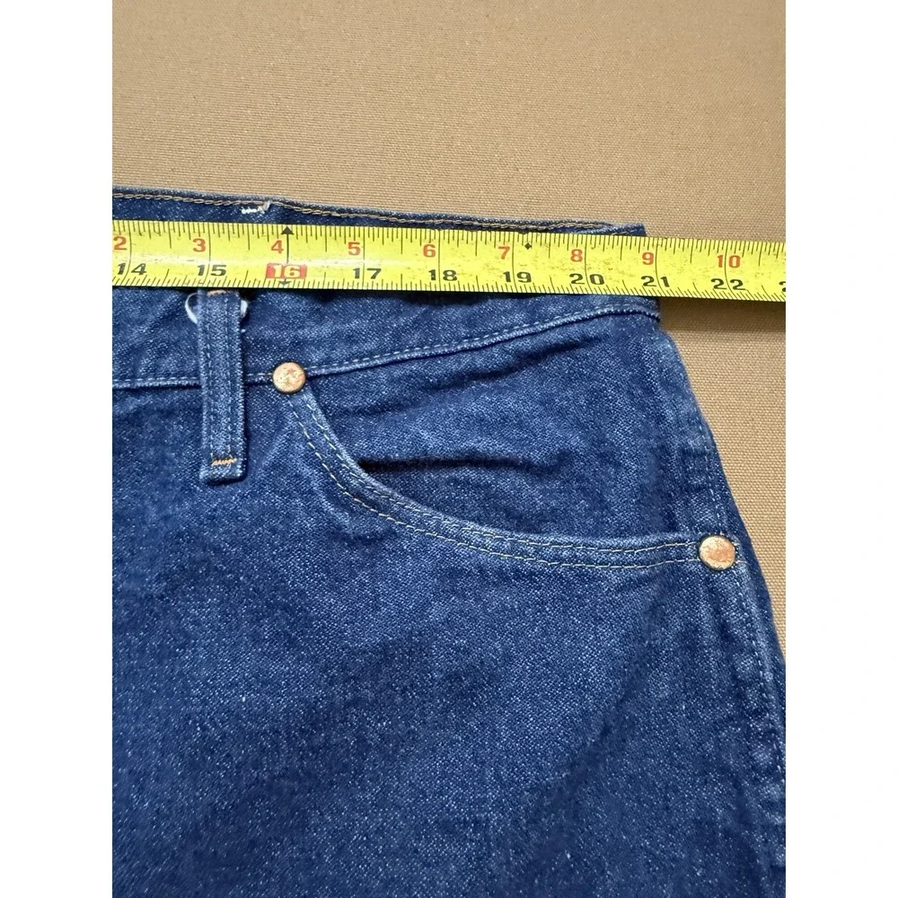 Wrangler‎ Jeans Mens 42x30 Blue Denim Western Cowboy Rodeo Cut